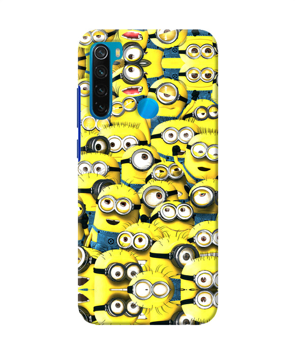 Minions Mini Crowd Redmi Note 8 Back Cover