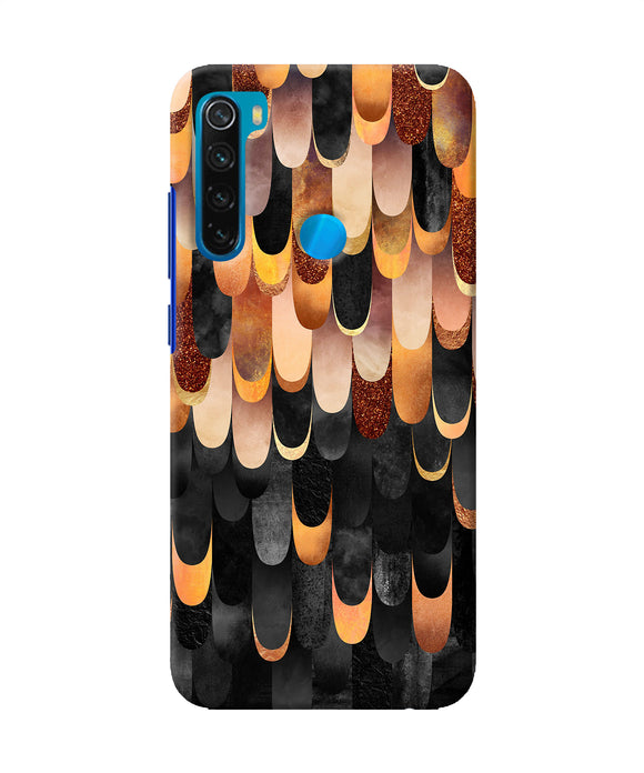 Abstract Wooden Rug Redmi Note 8 Back Cover