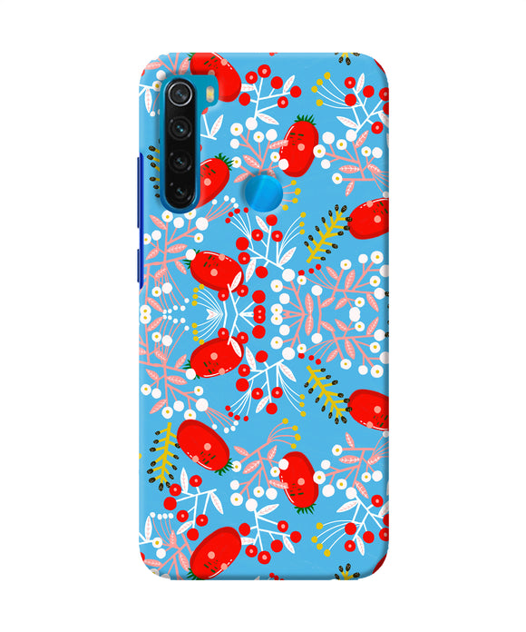 Small Red Animation Pattern Redmi Note 8 Back Cover