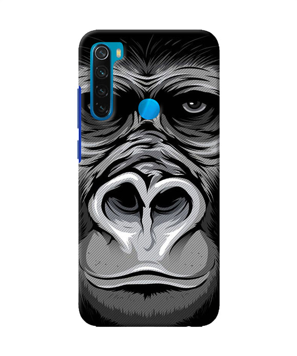 Black Chimpanzee Redmi Note 8 Back Cover