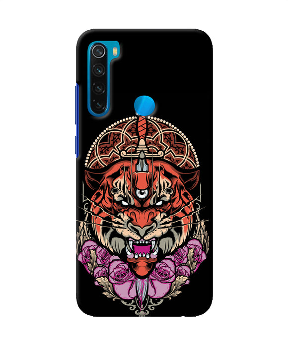 Abstract Tiger Redmi Note 8 Back Cover