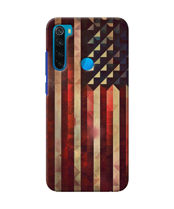 Vintage Us Flag Redmi Note 8 Back Cover