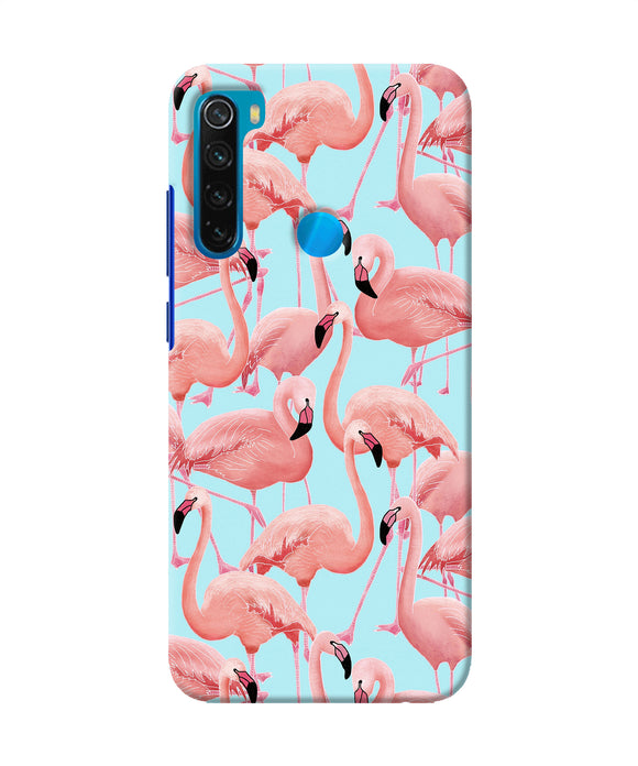 Abstract Sheer Bird Print Redmi Note 8 Back Cover