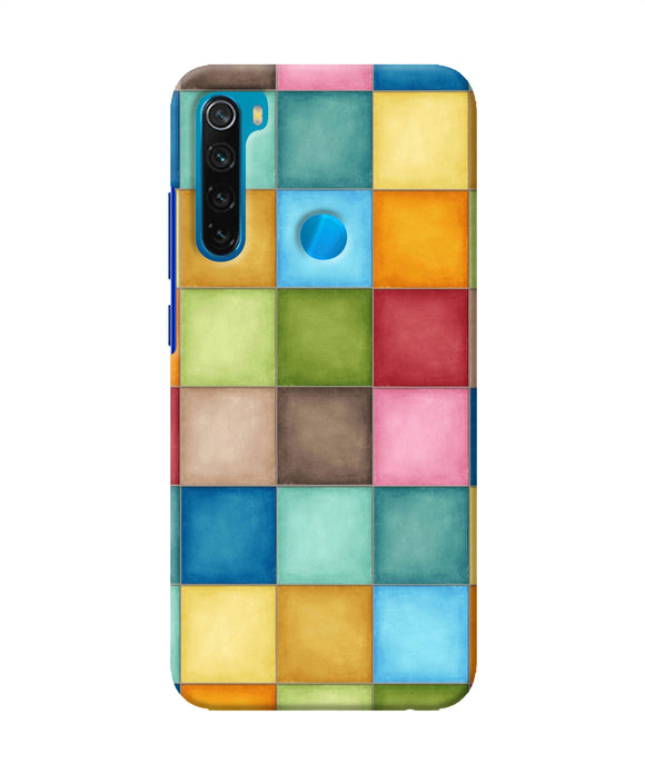 Abstract Colorful Squares Redmi Note 8 Back Cover