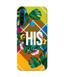 His Her One Redmi Note 8 Back Cover