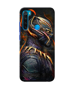 Black Panther Side Face Redmi Note 8 Back Cover