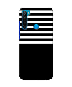 Black And White Print Redmi Note 8 Back Cover