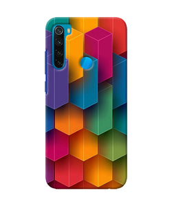 Abstract Rectangle Print Redmi Note 8 Back Cover