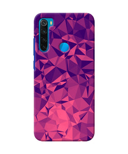 Abstract Red Blue Shine Redmi Note 8 Back Cover