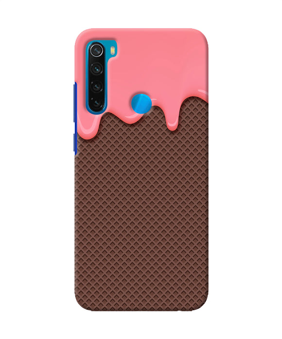 Waffle Cream Biscuit Redmi Note 8 Back Cover