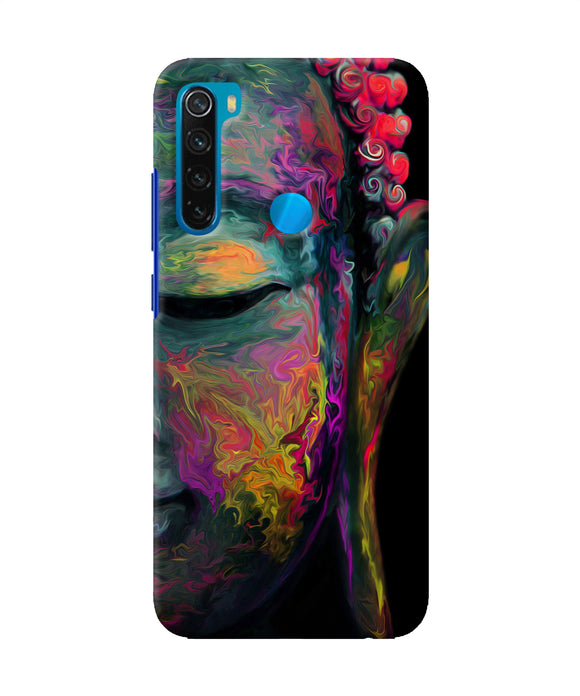 Buddha Face Painting Redmi Note 8 Back Cover
