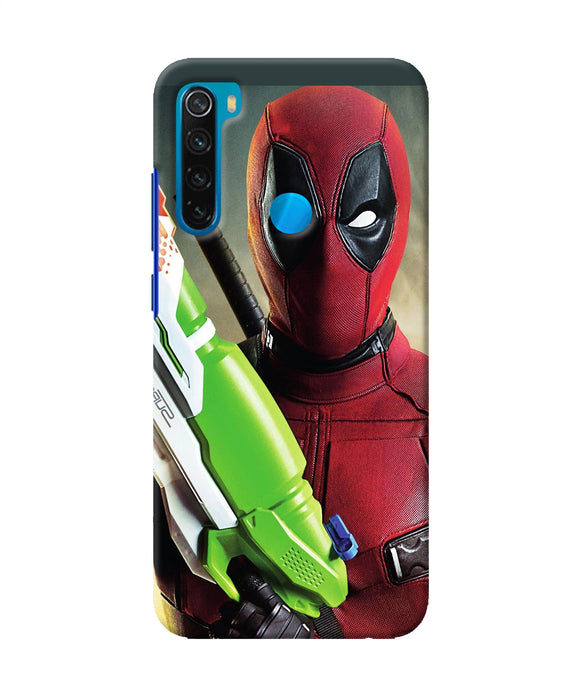 Deadpool Funny Gun Redmi Note 8 Back Cover