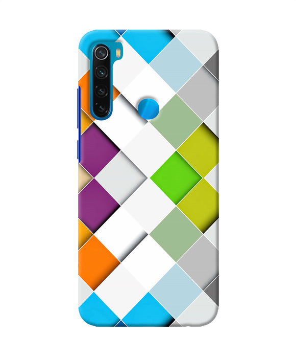 Abstract Color Box Redmi Note 8 Back Cover