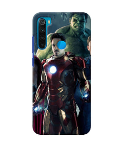 Ironman Hulk Space Redmi Note 8 Back Cover