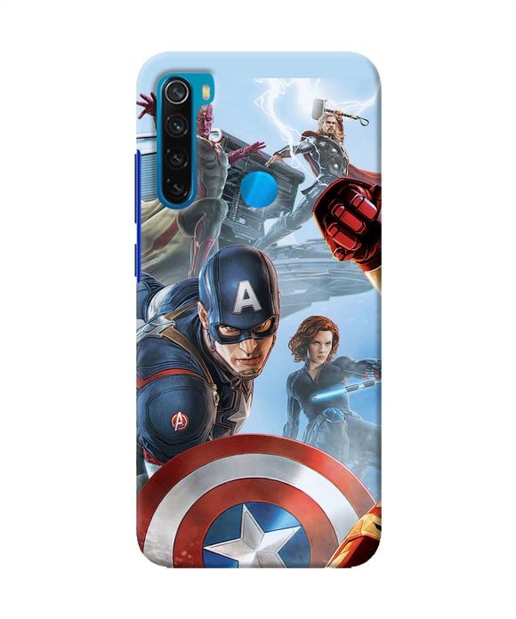 Avengers On The Sky Redmi Note 8 Back Cover