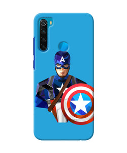 Captain America Character Redmi Note 8 Back Cover