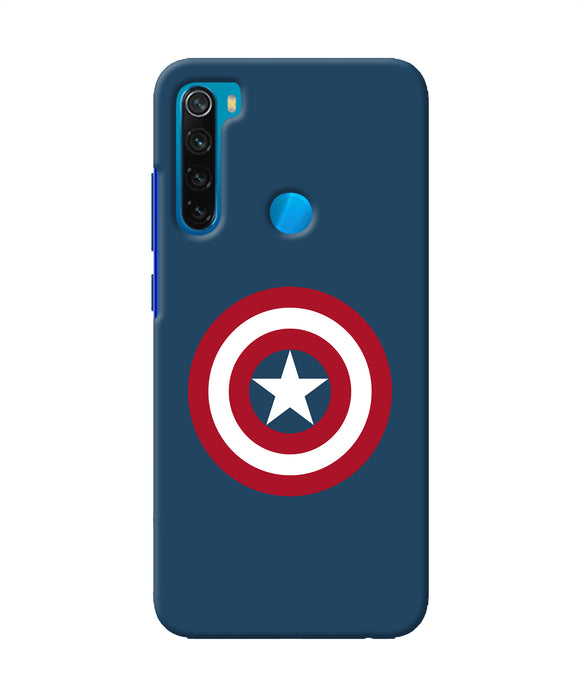 Captain America Logo Redmi Note 8 Back Cover