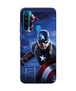 Captain With Ironman Redmi Note 8 Back Cover