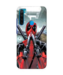 Deadpool With Gun Redmi Note 8 Back Cover