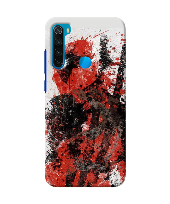 Deadpool Rugh Sketch Redmi Note 8 Back Cover