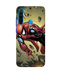 Spiderman On Sky Redmi Note 8 Back Cover