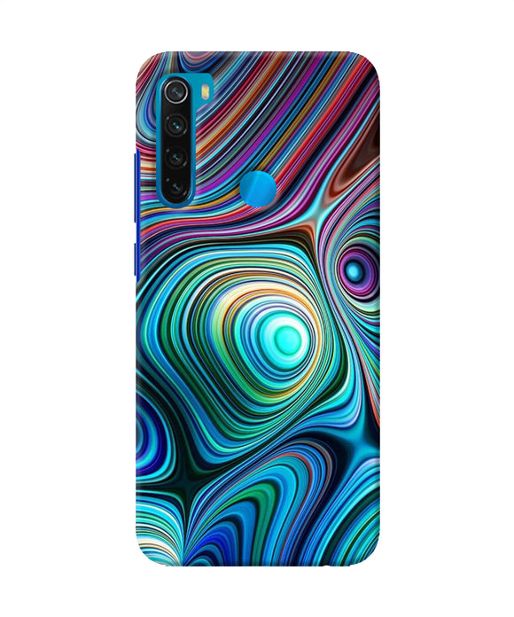 Abstract Coloful Waves Redmi Note 8 Back Cover