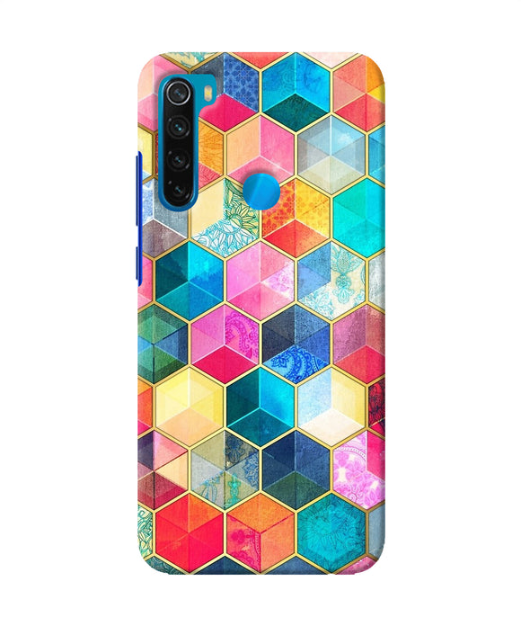 Abstract Color Box Redmi Note 8 Back Cover