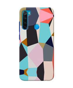 Abstract Colorful Shapes Redmi Note 8 Back Cover