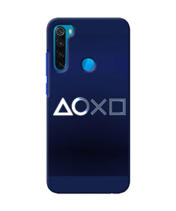 Aoxo Logo Redmi Note 8 Back Cover