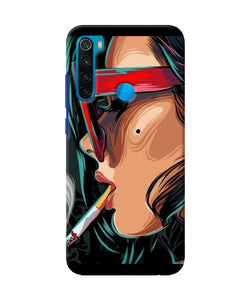 Smoking Girl Redmi Note 8 Back Cover