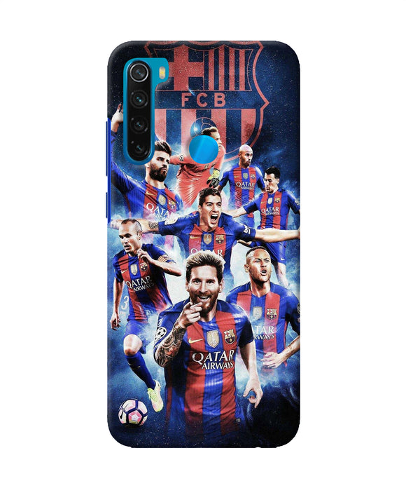 Messi Fcb Team Redmi Note 8 Back Cover