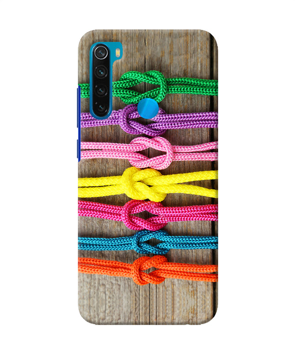 Colorful Shoelace Redmi Note 8 Back Cover