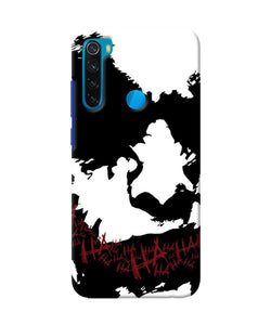 Black And White Joker Rugh Sketch Redmi Note 8 Back Cover