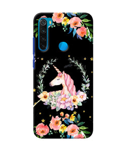 Unicorn Flower Redmi Note 8 Back Cover