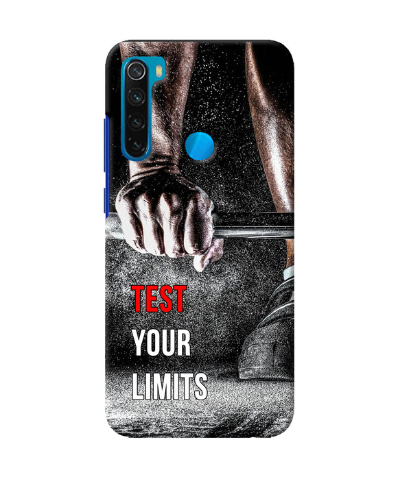 Test Your Limit Quote Redmi Note 8 Back Cover