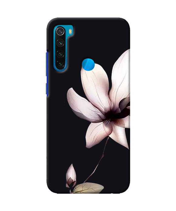 Flower White Redmi Note 8 Back Cover