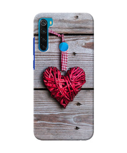 Lace Heart Redmi Note 8 Back Cover