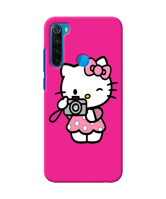 Hello Kitty Cam Pink Redmi Note 8 Back Cover