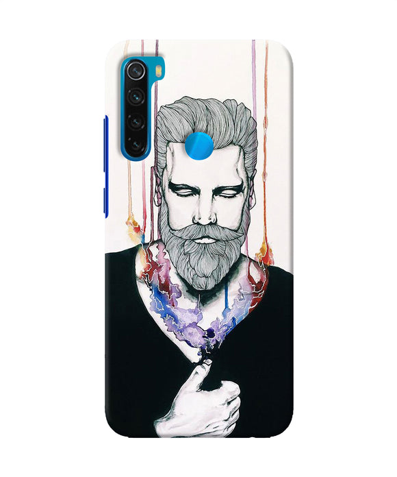 Beard Man Character Redmi Note 8 Back Cover