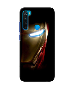 Ironman Half Face Redmi Note 8 Back Cover