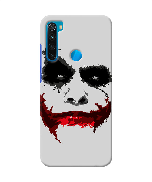 Joker Dark Knight Red Smile Redmi Note 8 Back Cover