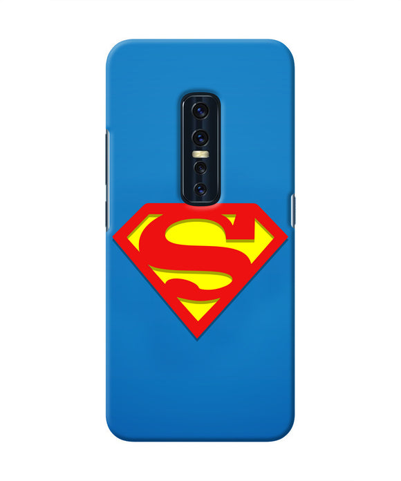 Superman Blue Vivo V17 Pro Real 4D Back Cover