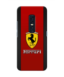 Ferrari Abstract Maroon Vivo V17 Pro Real 4D Back Cover