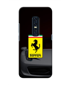 White Ferrari Vivo V17 Pro Real 4D Back Cover