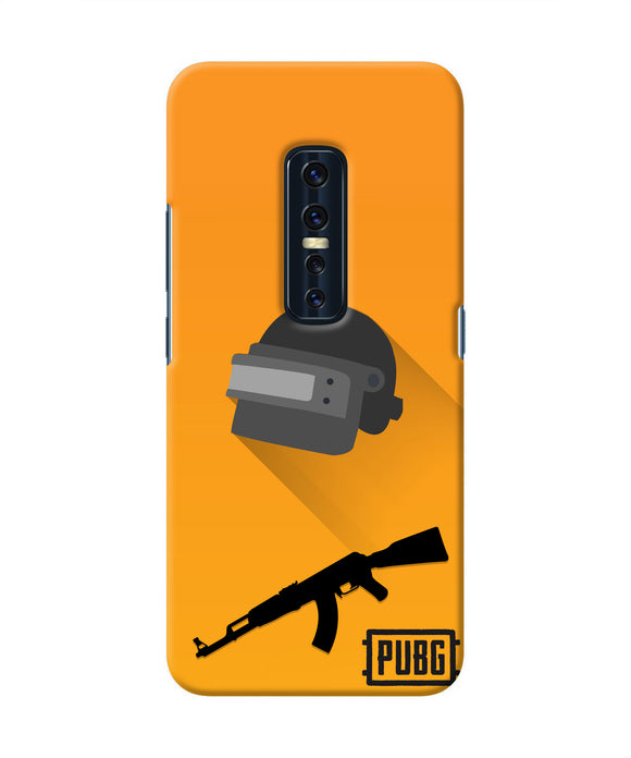 PUBG Helmet and Gun Vivo V17 Pro Real 4D Back Cover