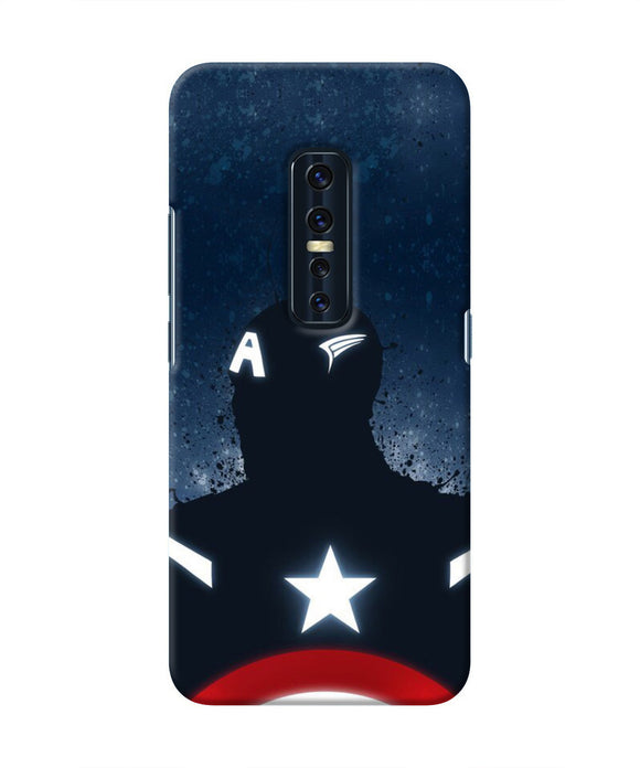 Captain america Shield Vivo V17 Pro Real 4D Back Cover