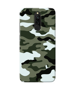 Camouflage Redmi 8 Back Cover