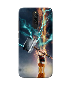 Thor Hammer Mjolnir Redmi 8 Back Cover