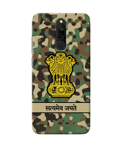 Satyamev Jayate Army Redmi 8 Back Cover