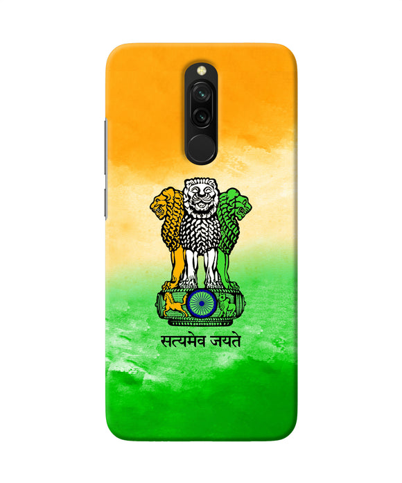 Satyamev Jayate Flag Redmi 8 Back Cover